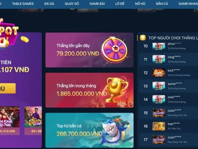 Perabet Jackpot Winner Interface